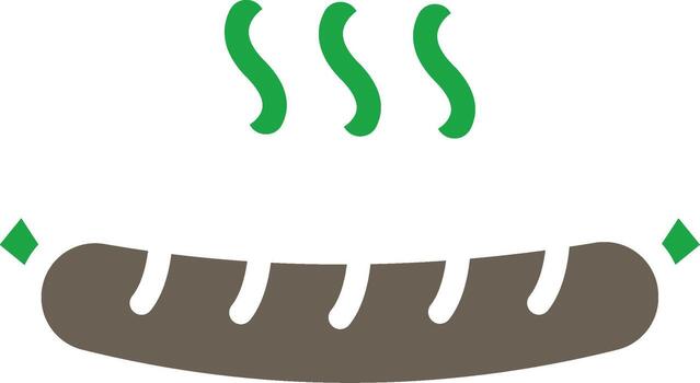 Sausage Custom Line Based Element vector