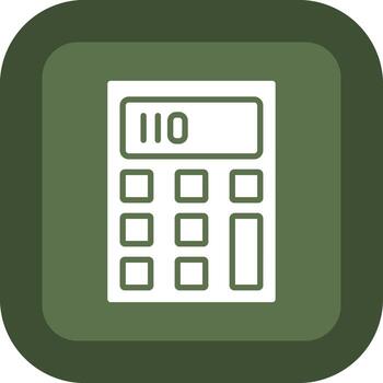 Calculator Application Focused UI Design vector