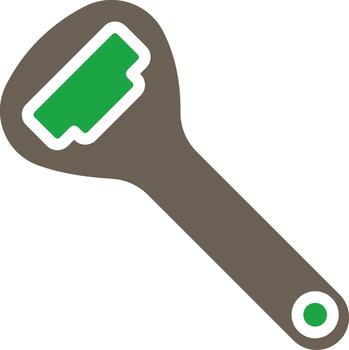 Bottle Opener Vivid Application UI Element vector