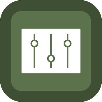 Equalizer Digital Application Concept Design vector