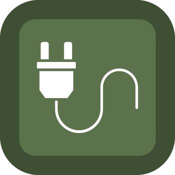 Plug Gradient Style Design Element vector