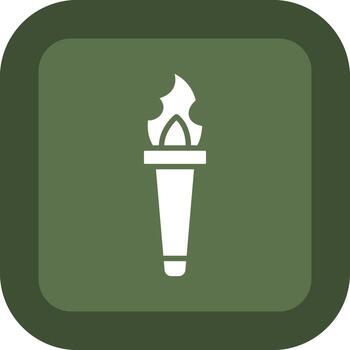 antorcha Tres dimensional prestados símbolo vector