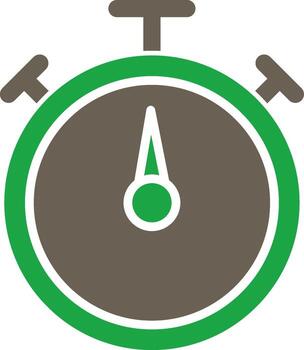 cronógrafo agudo lineal borde marca vector