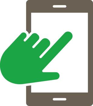 Touch Screen Clean User Interface Concept vector