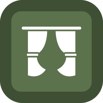 Curtains Three Dimensional Interface Shape vector