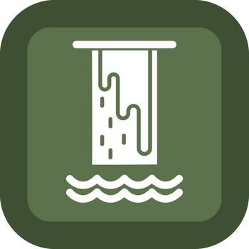 cascada futurista usuario interfaz marca vector