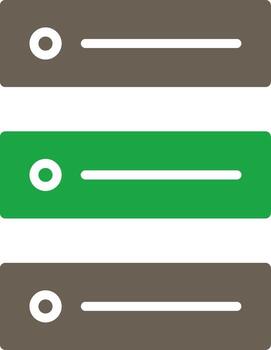 Server Application Focused UI Design vector