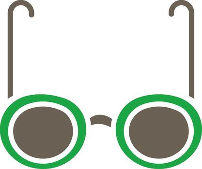 Glasses Web Based Design Element vector