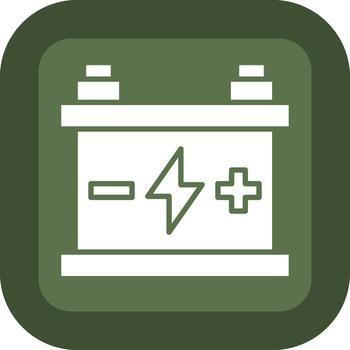 Battery Sharp Edge Style Visual vector