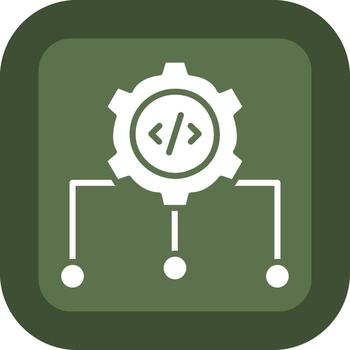 Task Runner Futuristic Mobile App Badge vector