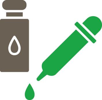 Eye Drops Sharp Edge Style Visual vector