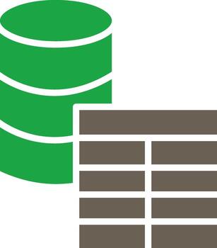 Database Table Futuristic User Interface Mark vector