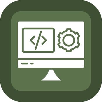 software Ingenieria brillante color tono visual vector