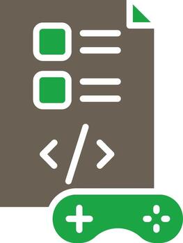 Script Solid Fill Style Symbol vector