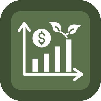 Growth Sharp Linear Edge Mark vector