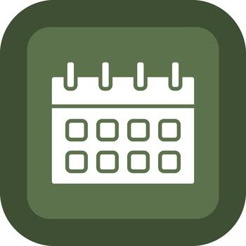 calendario codificado usuario interfaz símbolo vector