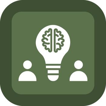 Brainstorm Application Focused UI Design vector