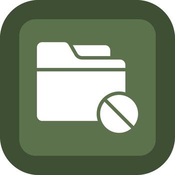 Closed Folder Digital Application Concept Design vector