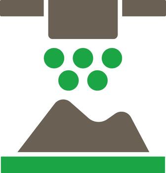 Nanoparticle Jetting Custom Line Based Element vector