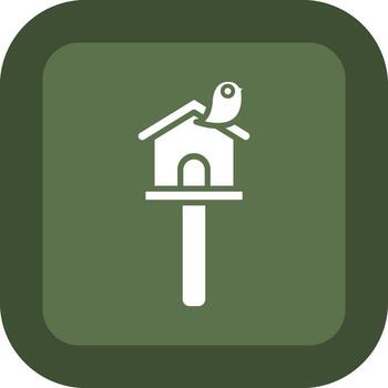 Bird House Custom Line Based Element vector