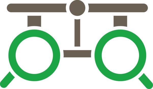 Eye Exam Responsive App UI Shape vector