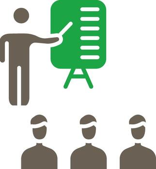 Preentation Iconic Line Based Form vector