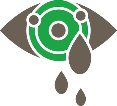 Crying Eyes Web Style Based Graphic vector