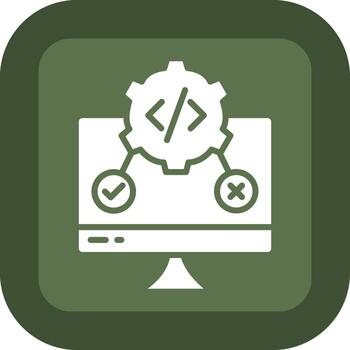 Testing Monotone Sketch Style Design vector