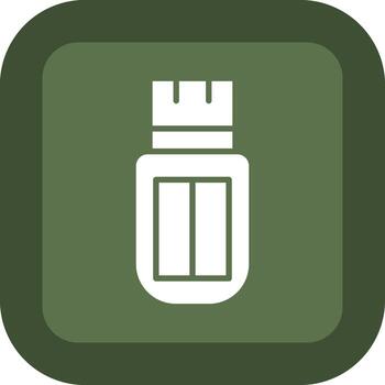 Stick User Interface Badge vector