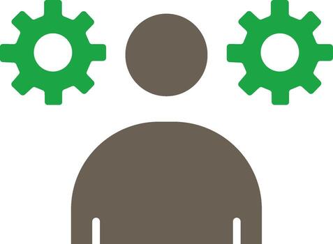 Human Resources Gradient Style Design Element vector