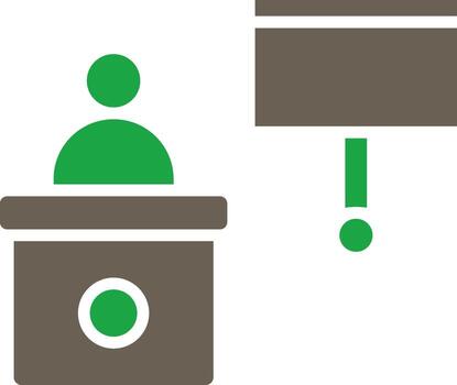 Tutor Interface Outline Line Graphic vector