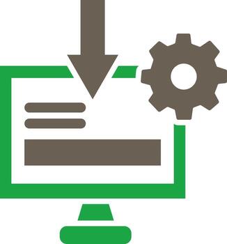 Landing Page Clean User Interface Concept vector