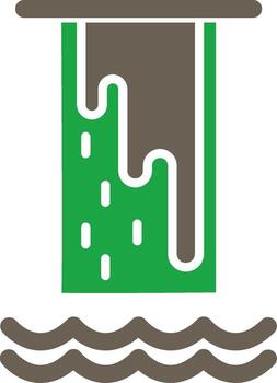 Cascade Tech Inspired Graphic Form vector