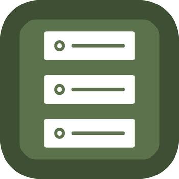 Server Sharp Linear Edge Mark vector