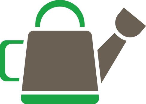 Watering Pot Sharp Linear Edge Mark vector