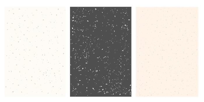 Paper craft texture with flecks speckles grain texture, natural rice parchment, washi paper background. Eggshell asian noise texture with distress effect. vector