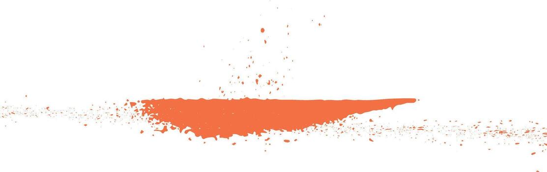 Orange Paint Splash Texture Abstract Background vector