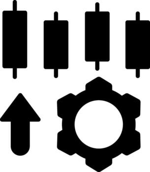 System Configuration Settings Glyph vector