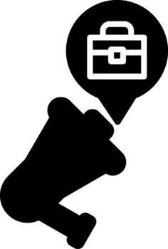 Interview Result Status Glyph vector