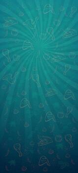 Fried chicken menu background for phone background and roll up banner vector