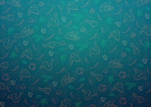 Fried Chicken Menu Background vector