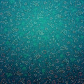 frito pollo tema modelo para póster diseño antecedentes vector