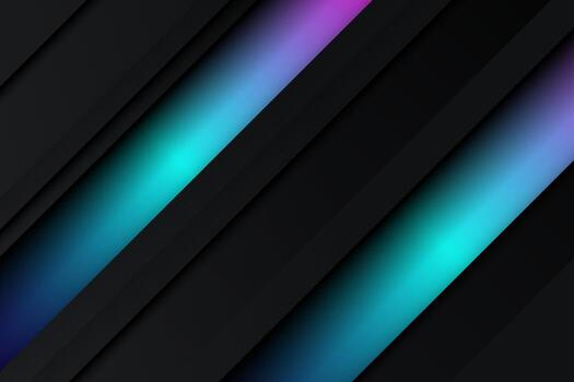 Abstract Design with Black Lines and Vibrant Color Gradients A Modern Background vector