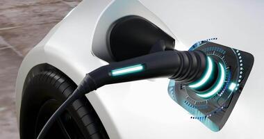 futuristische kunstmatig intelligentie- spaander ingebed Aan hoge snelheid elektronisch bord, visualiseren gegevens verwerken, neurale computergebruik, en volgende generatie ai hardware voor tech innovatie, 3d renderen video