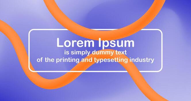 Purple Abstract Background with Orange Wavy Gradient Fluid Shapes Lines Template for Brochure Magazine Poster Business Presentation Web Design vector