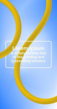 Abstract Blue Sky background with Copy Space and Editable Text Mock up Template vector