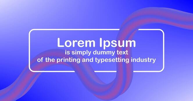 Gradient Fluid Shapes on Abstract Background with Editable Text for Presentation Template vector