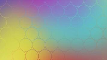 faszinierend Kreis Gradient Hintergrund mit glatt Farbe Übergänge und geometrisch Muster zum Digital Projekte video