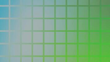 liscio pendenza griglia animazione con blu per verde transizione senza soluzione di continuità ciclo continuo video