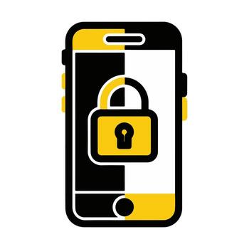 Smartphone Security Protect Your Data with Enhanced Privacy and Encryption Features vector
